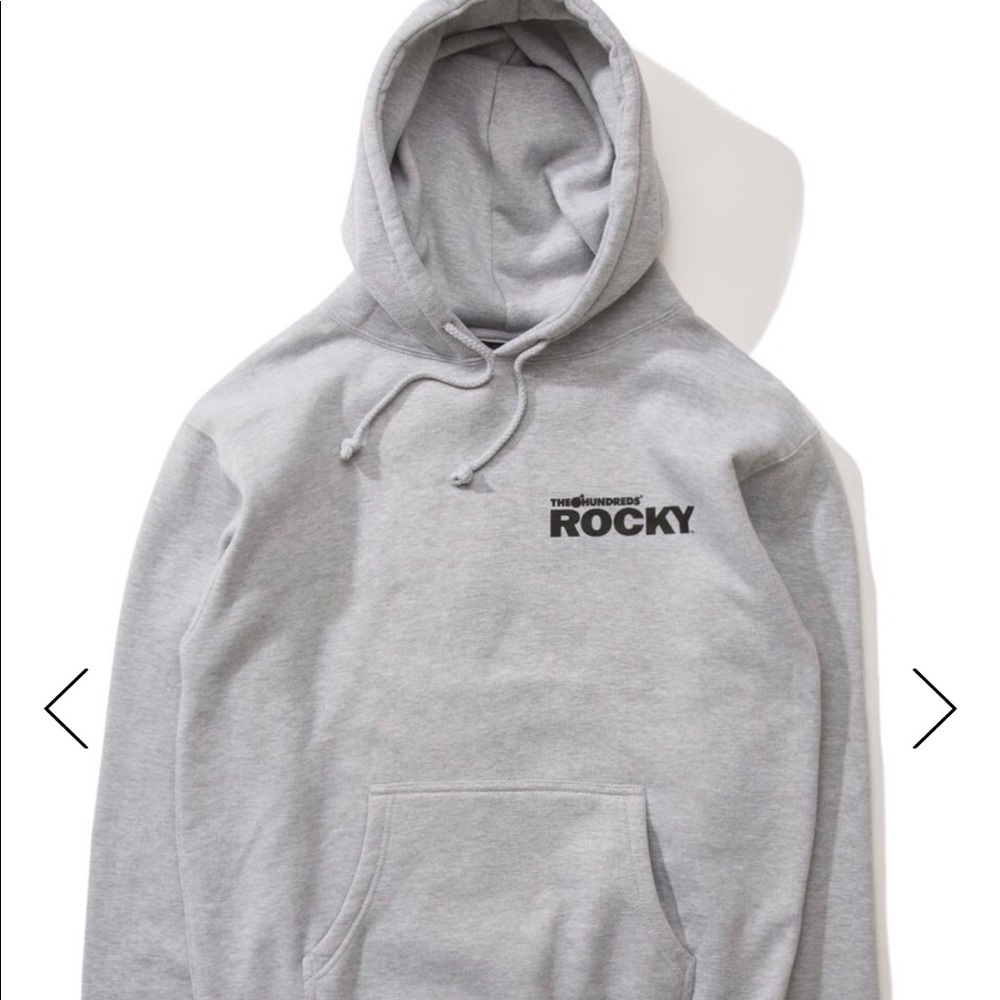 The hundreds x Rocky collab in light grey 2xl